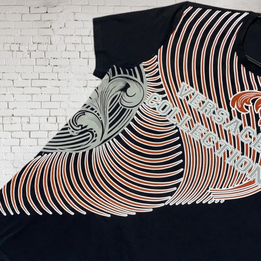 NWT Authentic VERSACE COLLECTION Graphic T-Shirt Men's Large with COA - Picture 7 of 9